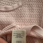 Babaton  Pointelle Cropped Sweater Tank knit pink pale small stretch Aritzia Photo 2