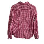 Old Navy Women Top L Red Buffalo Check Button Up Cowgirl Western Casual Cotton Photo 2