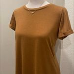Cotton On Casual Brown Short Sleeve Crew Neck T-Shirt Mini Dress - XXS Photo 10