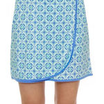Greg Norman  Women's Barcelona Porcelain Wrap Pull On Golf Skort size small Photo 0