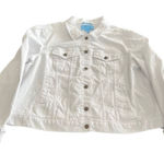 Draper James  White Denim Jacket size XXL Photo 0
