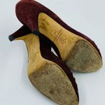 Loeffler Randall Burgundy Sueded Twist Pleat Patent Accent Pump Classic Size 9.5 Photo 5