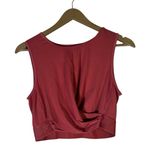 Fabletics  Pia Powertouch Twist Front Crop Tank Womens M Pink Athletic Activewear Photo 1
