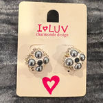 I LUV Charmonde Design Pearl Earrings Silver Photo 0