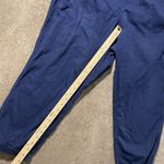 J.Crew  Pants Womens Sz 18 Plus Pull On Joggers Navy Blue Stretch Drawstring Photo 5