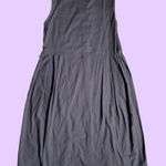 Dark Gray / Washed Black sleeveless Japanese dress with button detailing 🔥 Size M Photo 0