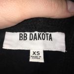 BB Dakota faux leather jacket with drape front Photo 1