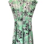 ZARA  Trafaluc Green Mint Floral Hawaiian Pockets Casual Sleeveless Mini Small Photo 8