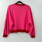 CROSBY by Mollie Burch  sweatshirt girl power pink red size Medium cotton Photo 1