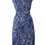 Diane Von Furstenberg  New Yahzi Short Wrap Sleeveless Stretch Jersey Dress Sz 6 Photo 1