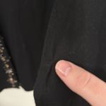 Lanvin thin Wool Black Cardigan with Crystal embellishments Size S Photo 11