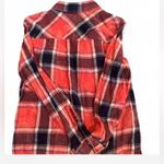 Arizona Jeans Arizona Jean Company Red and Navy Plaid Shirt Photo 3
