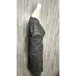 Maeve Women's Gray Cinched Surplice‎ Faux Wrap Dress Size Small Knee Length Photo 3