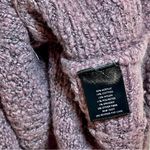 Vera Wang Simply Vera  | Dusty Mauve Cable Knit Sweater | Large Photo 8