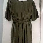 Francesca's FRANCESCA’S Green Ruffle Romper Photo 1