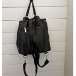 Juicy Couture Black Convertible Backpack Drawstring Bucket Bag Photo 1