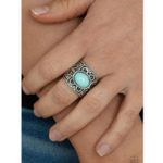 Paparazzi Bubbly Bonanza Blue Ring (20) Photo 0