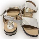 Ros Hommerson Womens Leather Vero Velcro Double Band Sling Sandal Photo 8