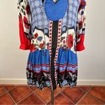 Farm Rio  Patchwork Tie Tassel Tunic Photo 3