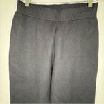 NWT Monrow Supersoft Knit flare Slit Hem Pants small black pull on trousers Photo 6
