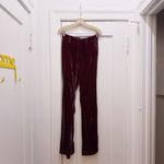 Urban Outfitters  Crushed Velvet Pants Flared Holiday Valentine's Photo 1