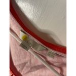 Boden Women's US 12 Red White Geometric Print Cap Sleeve Knit Dress Photo 2