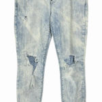 Current/Elliott Current Elliott Womens Sz 27 The Stiletto City Bleach Destroy Distressed Jeans Photo 0