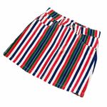 Forever 21 Rainbow Striped Denim Mini Skirt Photo 4