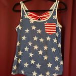 Patriotic Tank Top Blue Photo 0