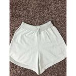 Goodnight Macaroon green drawstring high waist pull on knit shorts Photo 3