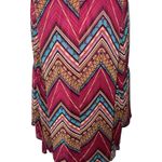Yahada Western Aztec Tribal Above Knee Bell Sleeve Dress Size Large Multiple Photo 1