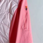 Eddie Bauer  Pink Hooded Zip Up Hybrid Jacket,‎ Active Wear, Size Medium Photo 4
