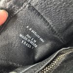 Frye Demi Metallic Black Zipper Leather Ankle Boots Photo 5