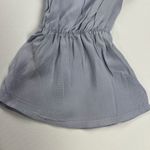 SO  Goods for Life Smocked Peplum Square Neck Bell Sleeve Blouse Baby Blue Size S Photo 9