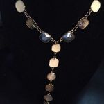 Badgley Mischka Dressy Long Earrings & Necklace Pearlized Multi Photo 3