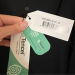 Universal Standard  Foundation black ribbed long sleeve square midi dress NEW 12 Photo 7