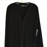 AMBER SUN WOMENS OPEN CARDIGAN SWEATER, BLACK, SIZE MEDIUM, NEW WITH TAG… Black Photo 0
