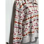 Natural Reflections  Aztec Geometric Pattern Fleece Pullover Sweatshirt Womens XL Photo 2