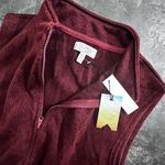 Ocean Coast Brickyard Red Full Zip Athletic Vest Fall Layering Size XL NWT Photo 4