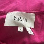 Ba&sh  ILO Hot Pink Fuchsia Embroidered Babydoll
Pullover Blouse Size M New w/Tag Photo 13