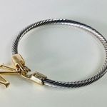 Modern Expressions “M” Initial Rope Bracelet Silver Photo 3
