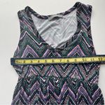 Loveappella  Purple and Black Chevron Maxi Dress Photo 6