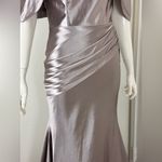 Cinderella  Divine Gray Satin Dress Size Small Photo 4