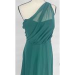 Birdy Grey  Kira Dress‎ Chiffon Emerald Size XXL Bridesmaids Prom One Shoulder Photo 8