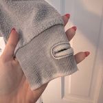 Royce  Cropped Fleece Gray Sweatshirt Small Photo 3