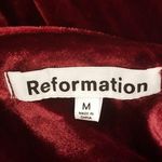 Reformation 💕💕 Nya Velvet Dress ~ Chianti Dark Red 6 NWT Photo 11
