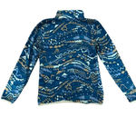 Columbia Women's Small Blue Mountain Side Aztec Printed Pullover Jacket Photo 4