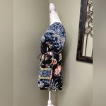 Free People side shoulder flower mini dress Photo 2