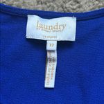 Laundry by Shelli Segal  Blue Ruffle Dress Photo 1