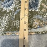 RipSkirt Dress Womens XS Green Floral Long Sleeve 100% Cotton Pockets Photo 12